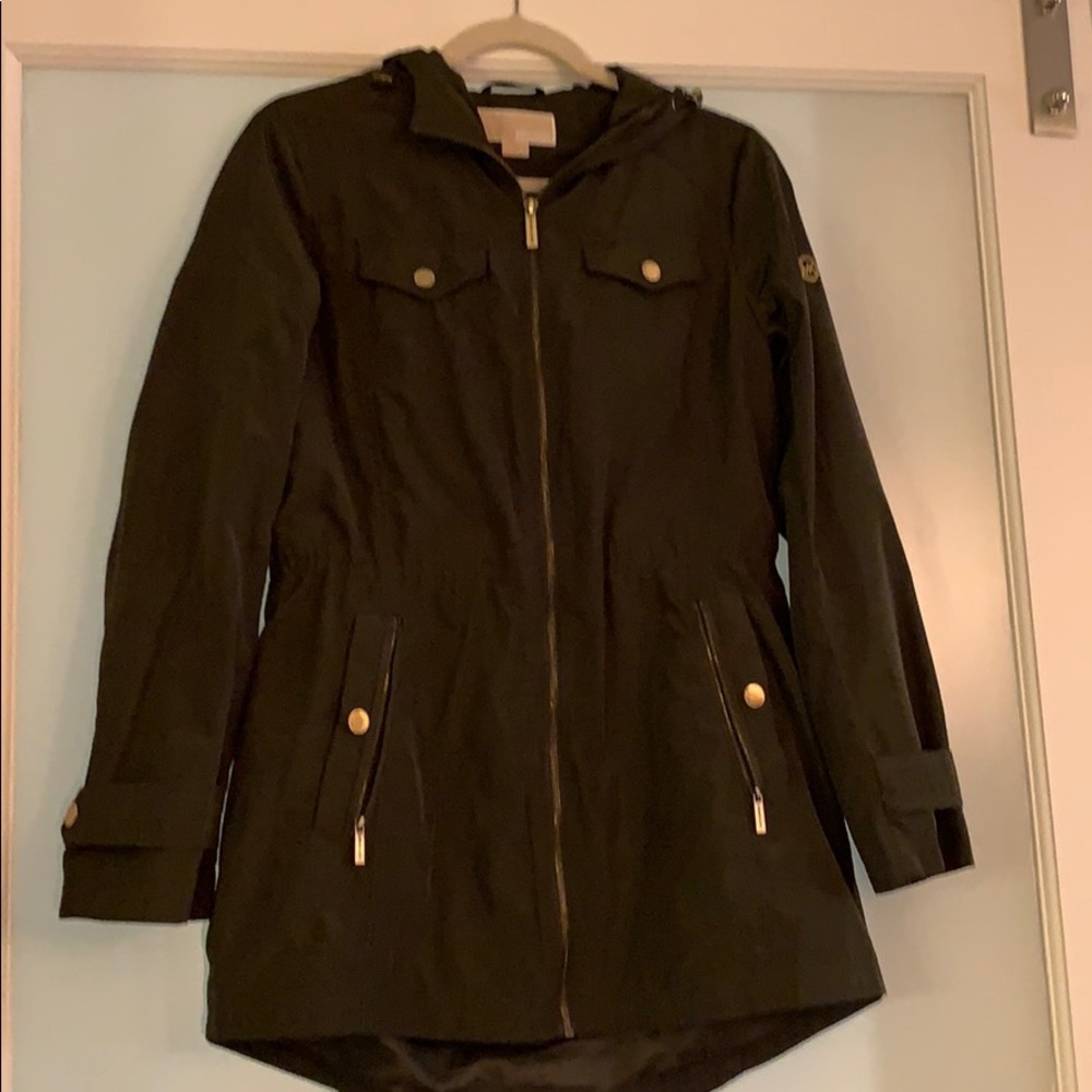 Michael Michael Kors Hooded Rain Jacket Anorak